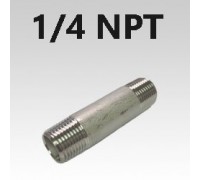 1/4 NPT Type 316 Stainless Pipe Nipples